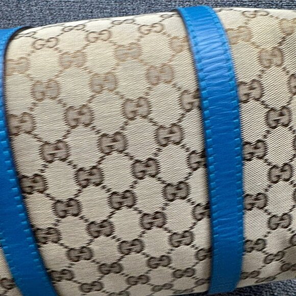 GUCCI Boston Brown Leather Satchel 588-081625 - Picture 8 of 15